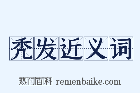 秃发近义词是什么意思的图片